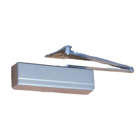 Sargent Universal Arm Package Powerglide Cast Iron Door Closer with Thru Bolts Sprayed Aluminum Enamel TB281UOEN